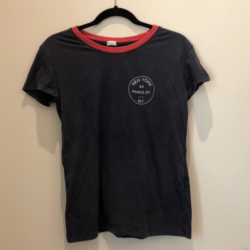 Brandy Melville Navy New York T-Shirt